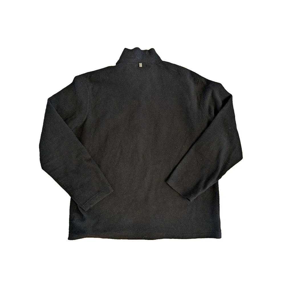 Polo Ralph Lauren Performance Fleece Quarter Zip Pullover XL Black Red Pony Logo